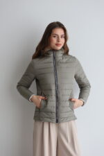 peDal Slim Fit Bayan Kapüşonlu Mont - Görsel 11